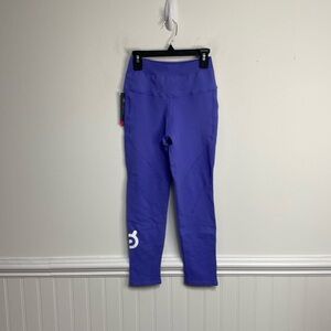 Nux Made With Love Purple High Compression Leggings Muscle Support Size Medium